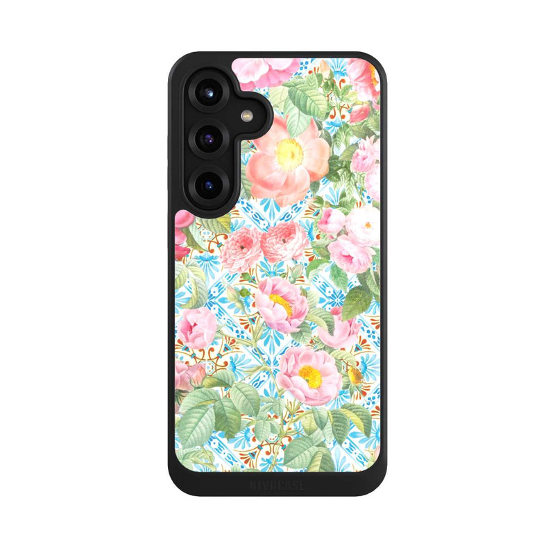 Galaxy S25 + NIVOcore Pivoines Grecques Pattern