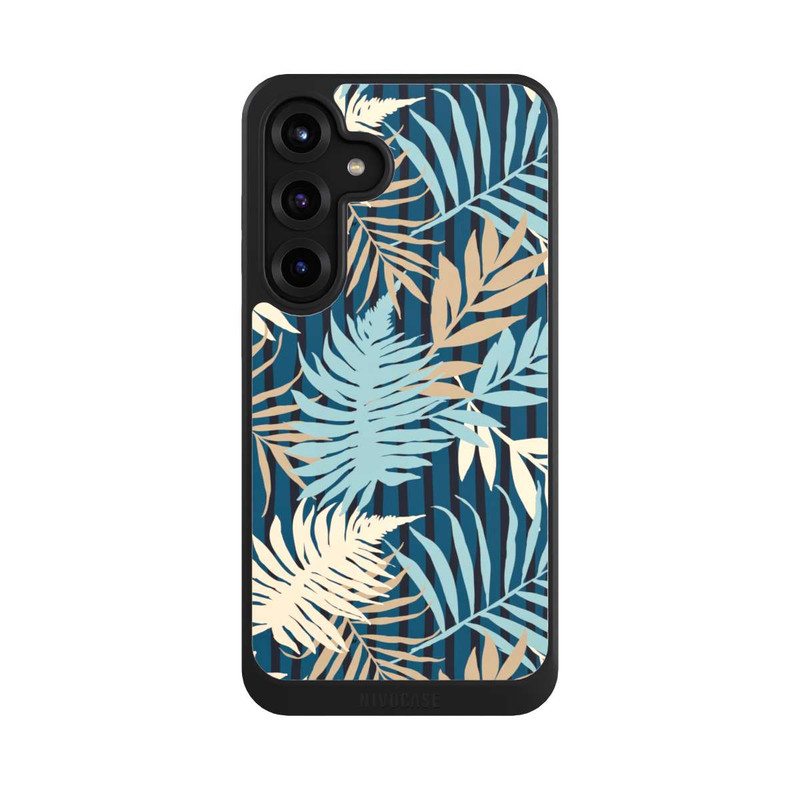 Galaxy S25 + NIVOcore Palm Garden Beige Pattern