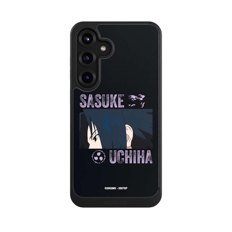 Galaxy S25 + NIVOcore Sasuke Uchiha Gros plan