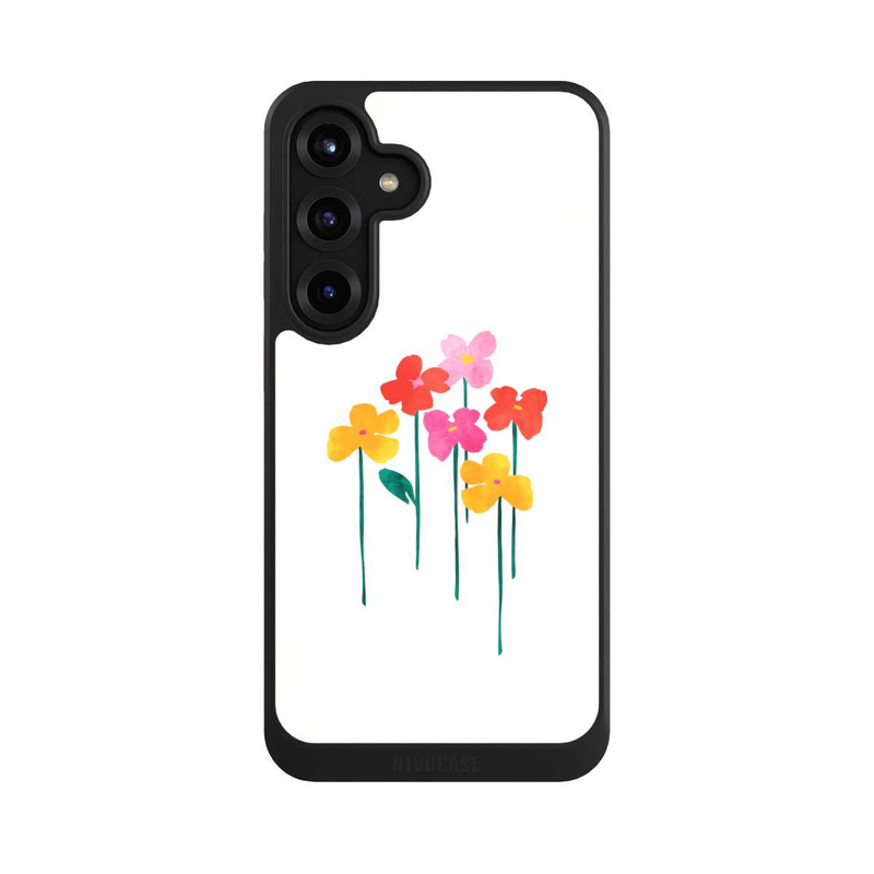 Galaxy S25 + NIVOcore Kleine glückliche Blumen
