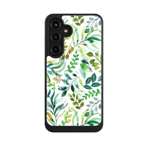 Samsung Galaxy S25+  NIVOcore Watercolor Palms Leaves Botanical Green