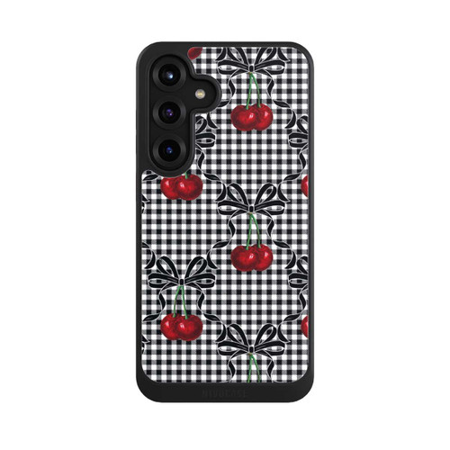 Samsung Galaxy S25+  NIVOcore Cherry Pattern Black