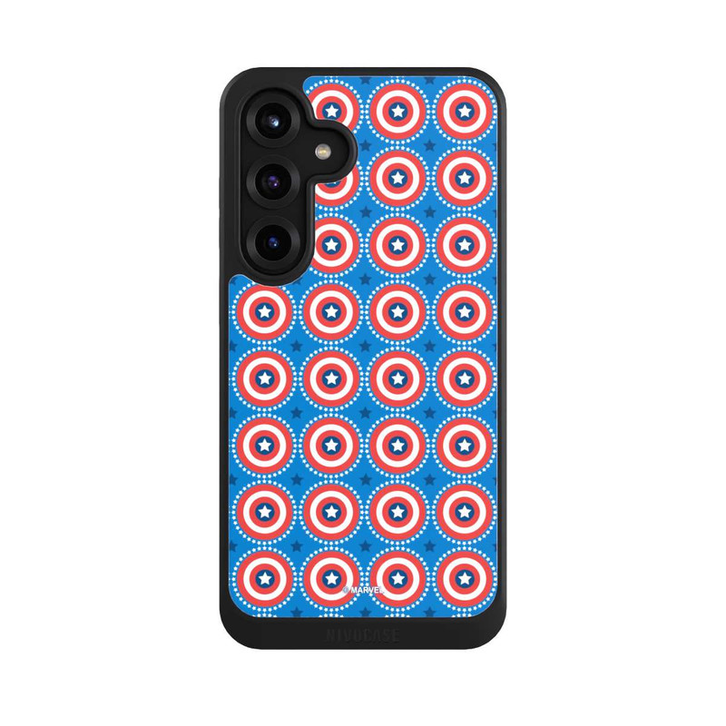 Galaxy S25 + NIVOcore Captain American Shield Pattern