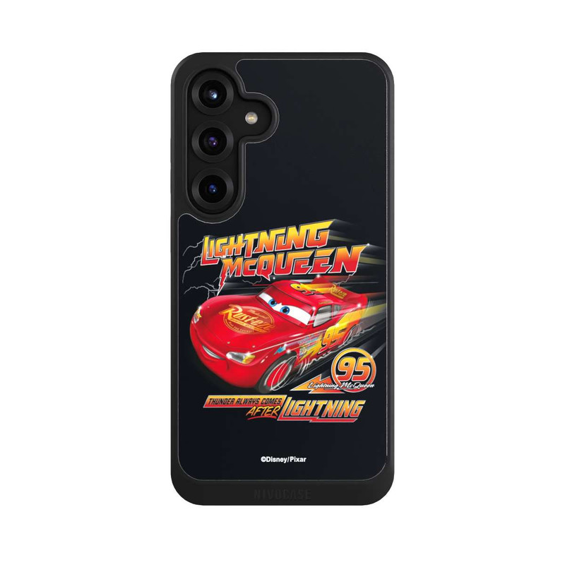 Galaxy S25 + NIVOcore Cars Lightning McQueen Thunder Always Comes After Lightning