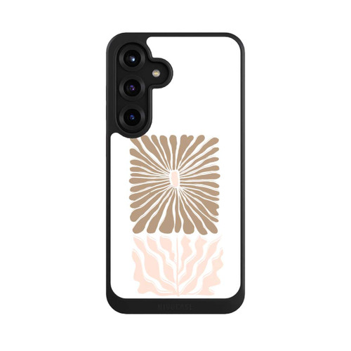 Samsung Galaxy S25+  NIVOcore Eckige Blume Hellbraun