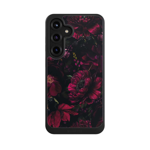 Samsung Galaxy S25+  NIVOcore Dunkle Rote Blumen Liebe