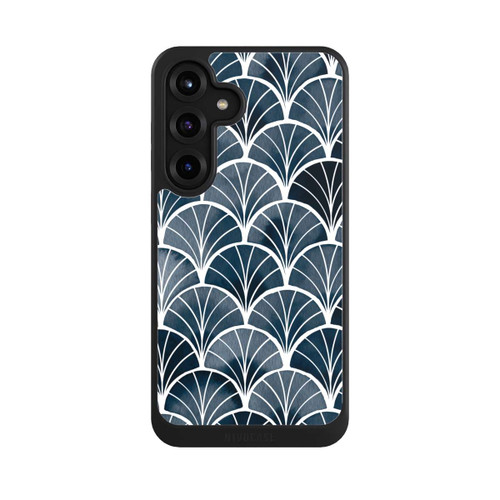 Samsung Galaxy S25+  NIVOcore Botanische Brise Art Deco Grau