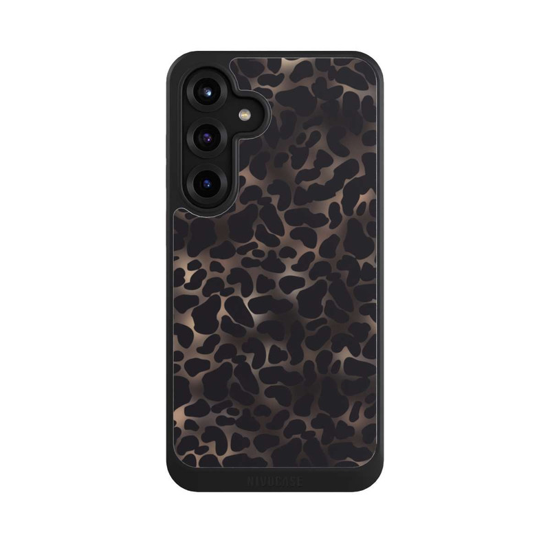 Galaxy S25 + NIVOcore Leo-Muster dunkel