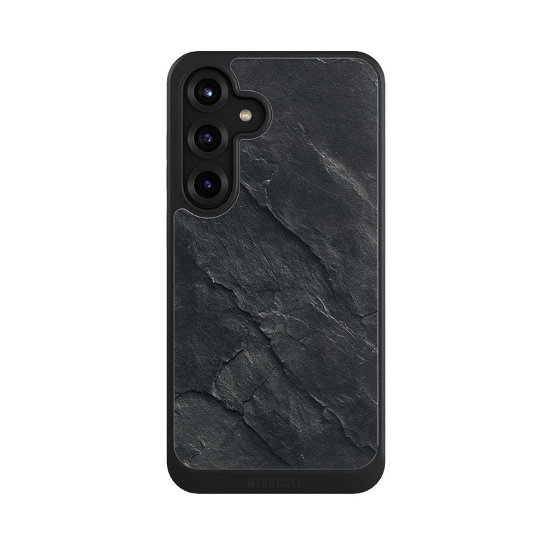 Galaxy S25 + NIVOcore Dunkler Schiefer Look