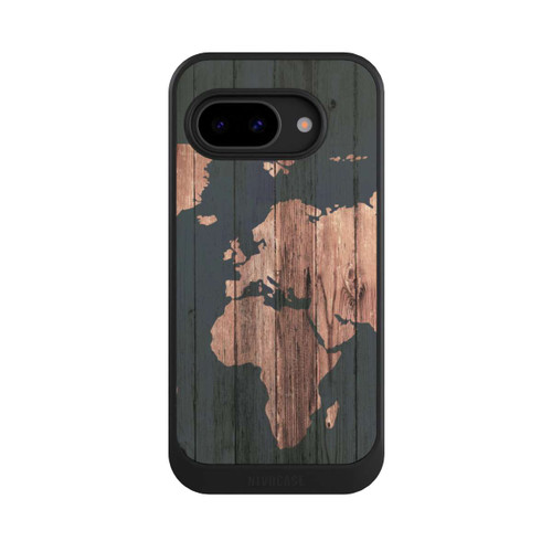 Google Pixel 9a NIVOcore Wooden World Map