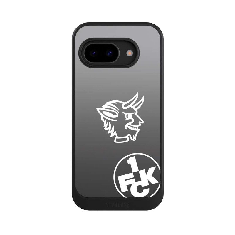 Pixel 9 a NIVOcore Teufelskopf FCK auf Schwarz