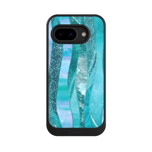 Google Pixel 9a NIVOcore glamouröser Glitzerlook blau
