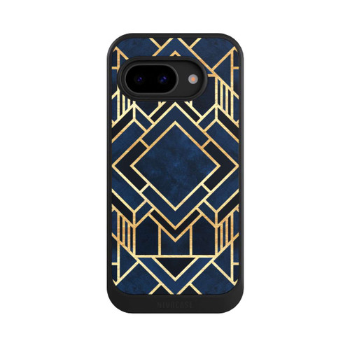 Google Pixel 9a NIVOcore Kunst Deko Blau Golddruck