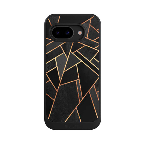 Google Pixel 9a NIVOcore Schwarze Nacht Gold Druck