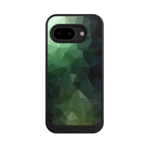 Google Pixel 9a NIVOcore Polygonal Mosaic Green