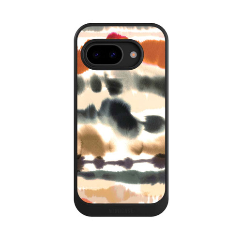 Google Pixel 9a NIVOcore Weiche nautische Aquarelllinien Orange