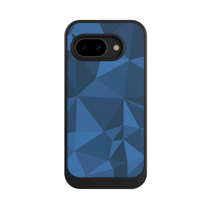 Pixel 9 a NIVOcore Polygon Pattern Blue