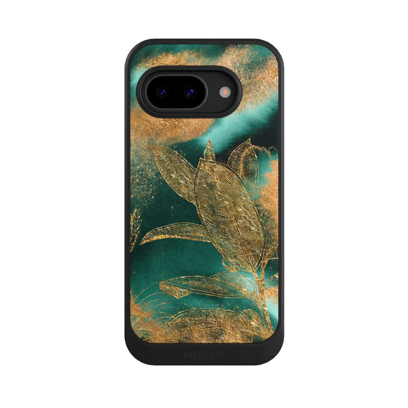 Pixel 9 a NIVOcore Gold und Grün Natur