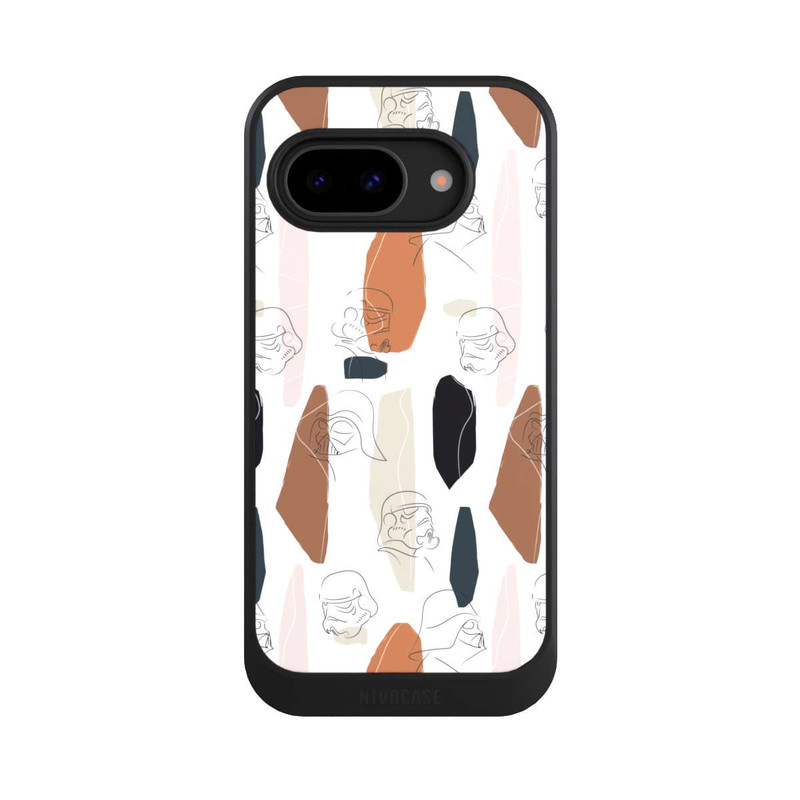 Pixel 9 a NIVOcore Dunkle Seite Line Art
