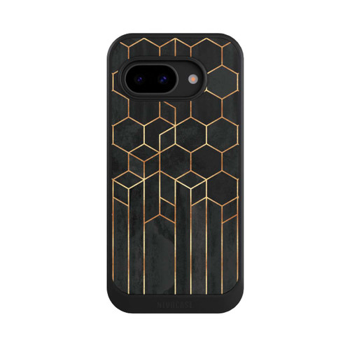 Google Pixel 9a NIVOcore Schwarze Sechsecke