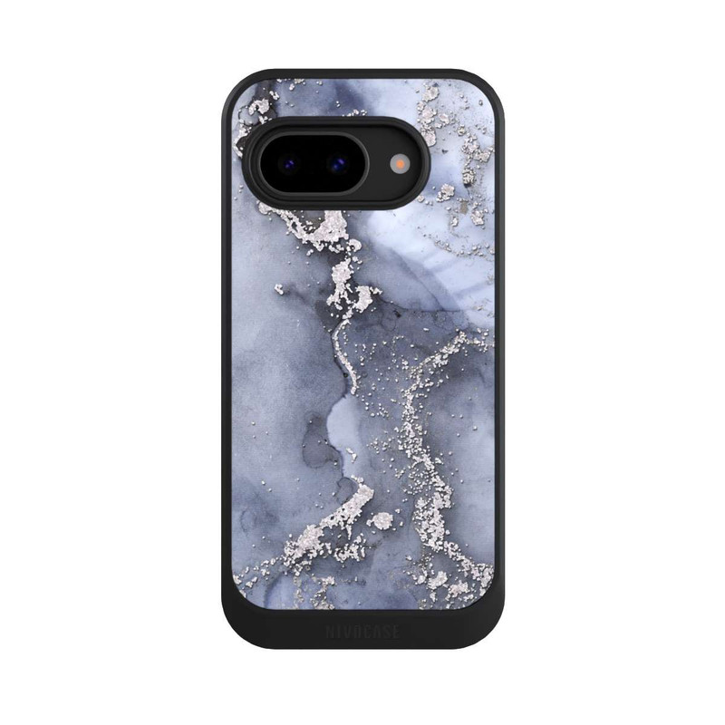 Pixel 9 a NIVOcore Encre Bleu Argent