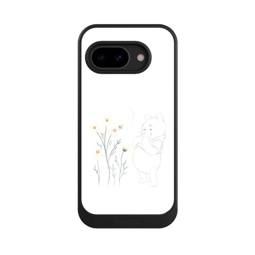 Google Pixel 9a NIVOcore Winnie Puuh sieht sich Gänseblümchen an