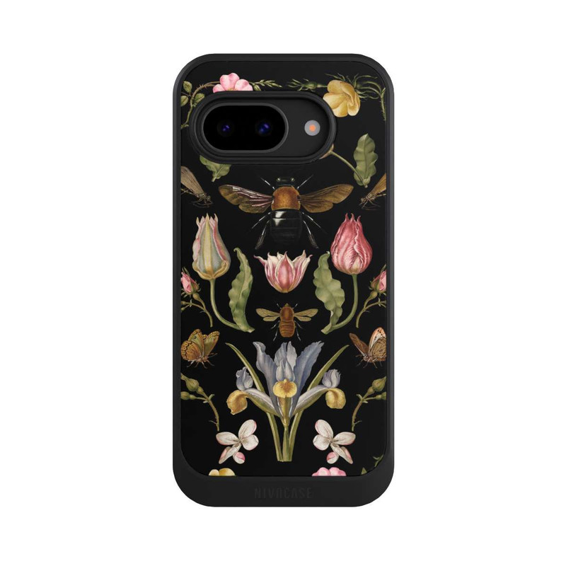 Pixel 9 a NIVOcore Wildblumen und Biene Schwarz