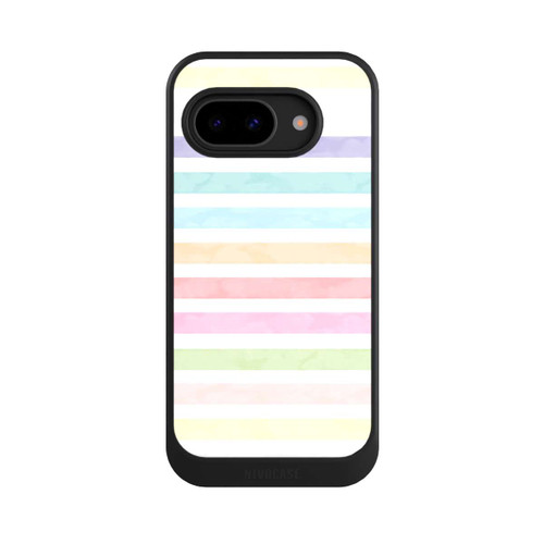 Google Pixel 9a NIVOcore Regenbogenfarbene Streifen