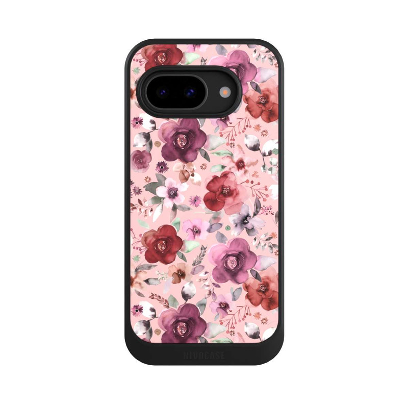 Pixel 9 a NIVOcore Üppiger romantischer Blumenstrauß rosa