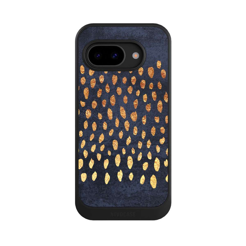 Pixel 9 a NIVOcore Muster Gold und Marine