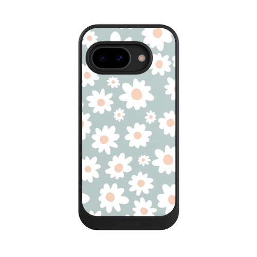Google Pixel 9a NIVOcore Gänseblümchen Muster grün