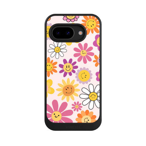 Google Pixel 9a NIVOcore Smiles Pink Flowers