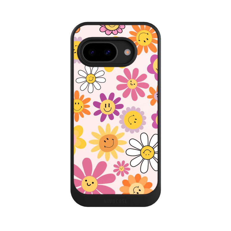 Pixel 9 a NIVOcore Smiles Pink Flowers