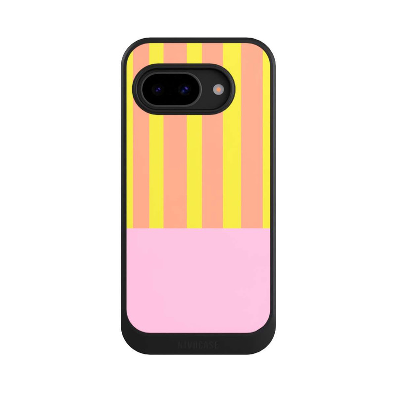 Pixel 9 a NIVOcore Neonfarbige Streifen