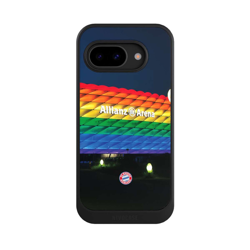 Pixel 9 a NIVOcore Allianz Arena Regenbogen