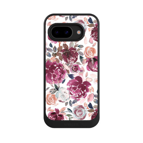 Google Pixel 9a NIVOcore Herbstpfingstrosen und Rosen in Rosa