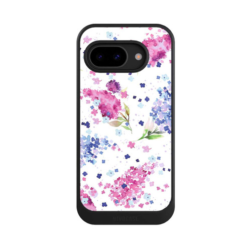 Google Pixel 9a NIVOcore Hortensien Lila und Rosa Blumen