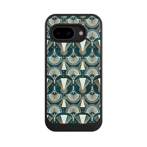 Google Pixel 9a NIVOcore Art Deco Green Pattern