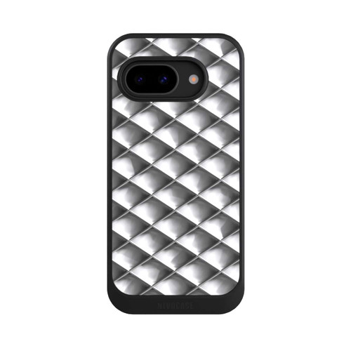 Google Pixel 9a NIVOcore Glamour Silver Squares