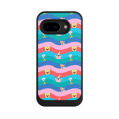 Google Pixel 9a NIVOcore Spongebob Freunde Bunte Wellen