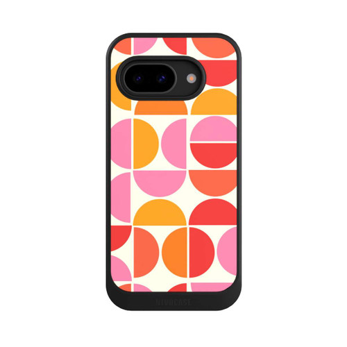 Google Pixel 9a NIVOcore Retro Trend Muster Orange