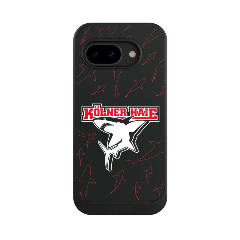 Pixel 9 a NIVOcore Haie Muster Rot