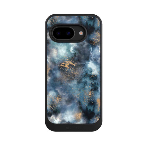 Google Pixel 9a NIVOcore Smoky Marble Watercolor Navy