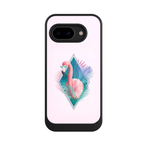 Google Pixel 9a NIVOcore Tropical Leaves Flamingo