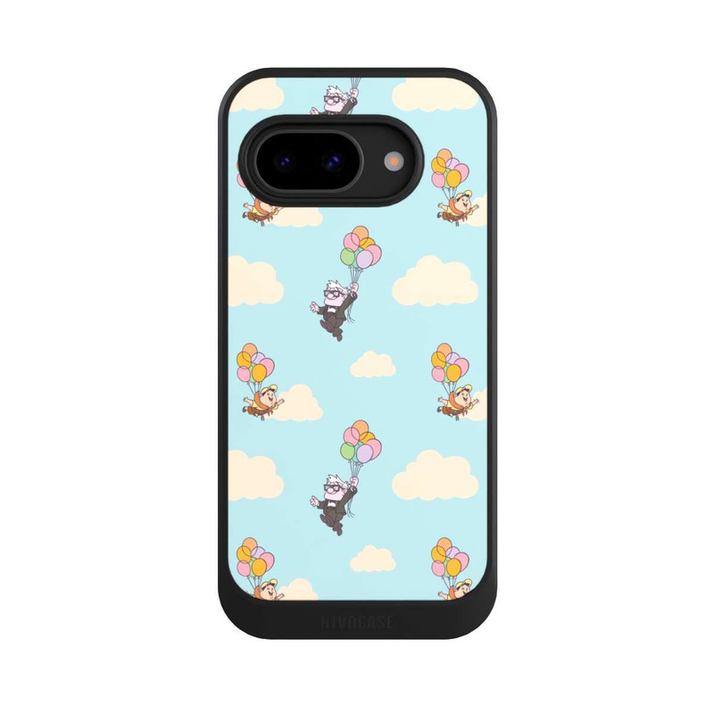Pixel 9 a NIVOcore Disney Oben Ballon Haus Muster