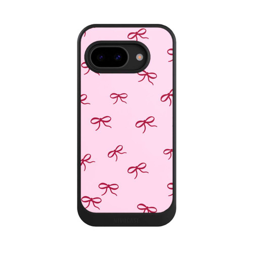 Google Pixel 9a NIVOcore Schleifen Muster Rot Pink