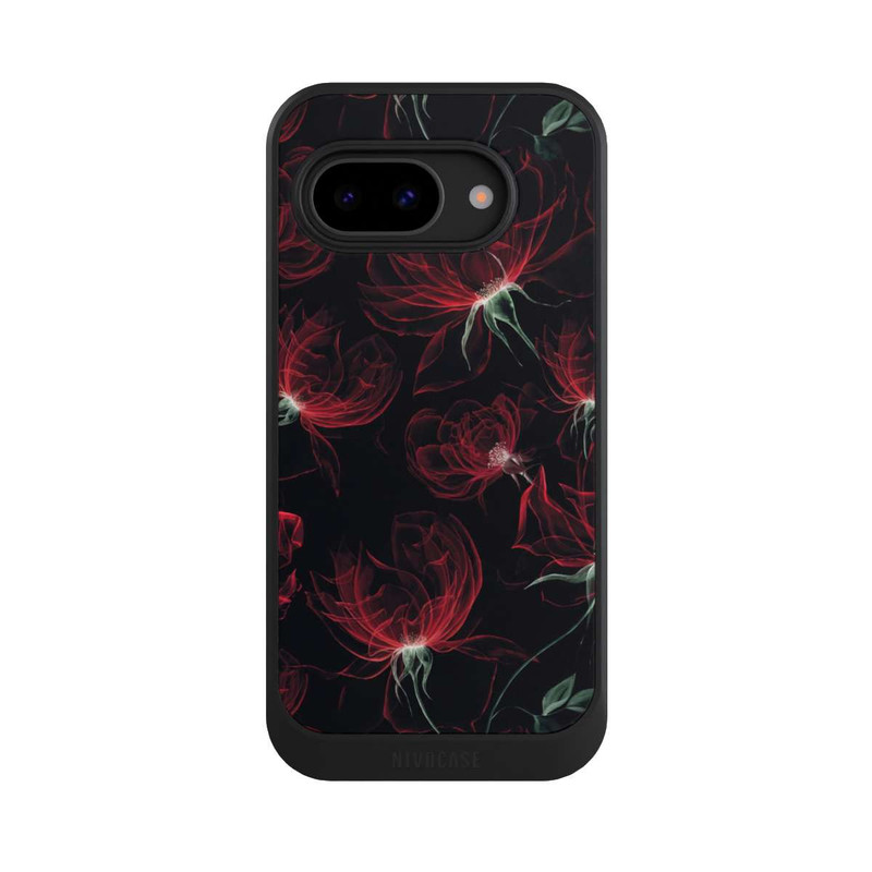 Pixel 9 a NIVOcore Tapete mit roten Blumen