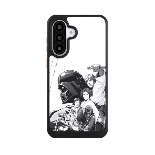 Samsung Galaxy A56 5G NIVOcore StarWars Charaktere - Schwarz-Weiß