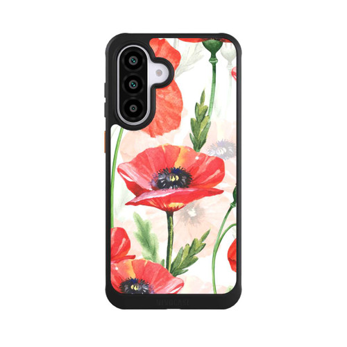 Samsung Galaxy A56 5G NIVOcore Wasserfarbe Mohnblumen