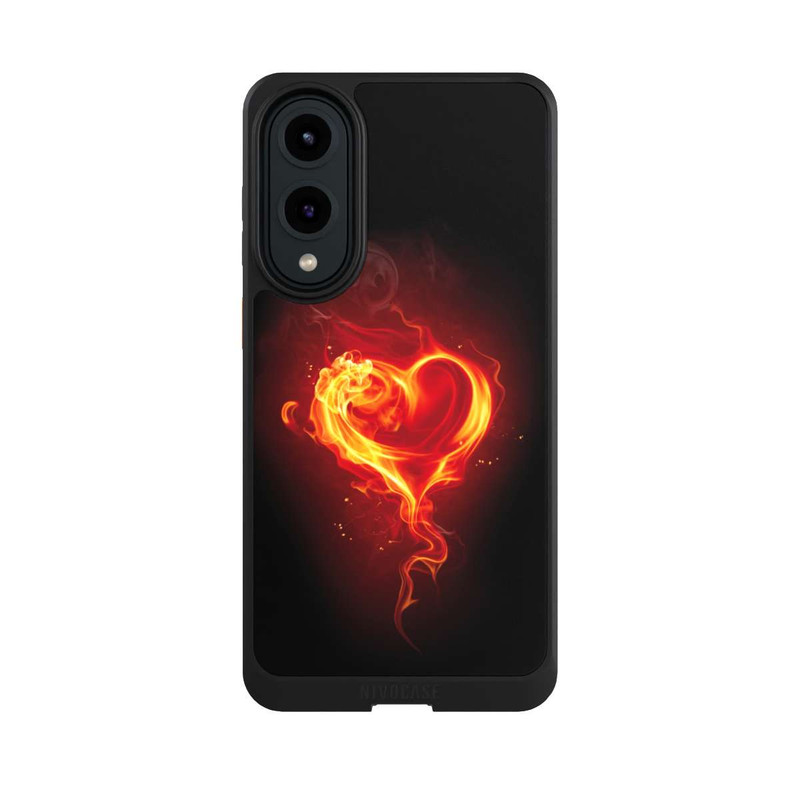 Galaxy S25 Edge NIVOcore Coeur de Flammes